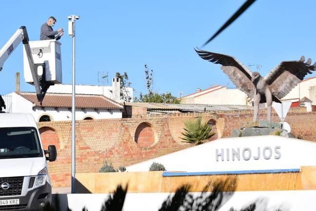 Hasta 12 videocámaras controlarán el tráfico en el pueblo de Hinojos