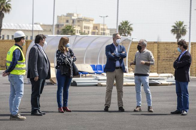 Gabriel Cruz: “El campo de fútbol de El Torrejón será un referente en Huelva”