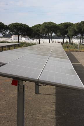 Planta fotovoltaica para la generación de energía en la CR del Fresno