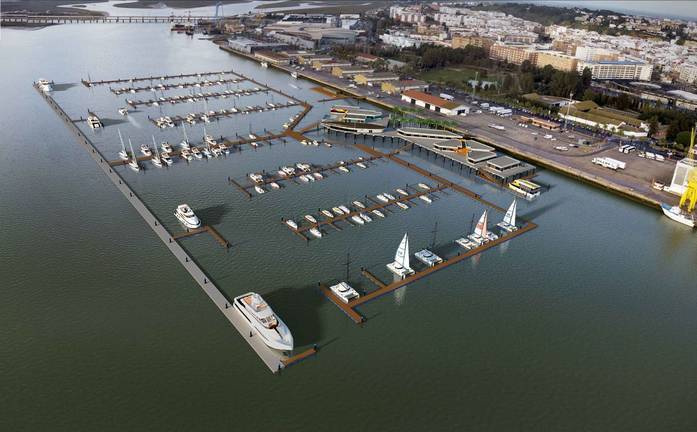 La Autoridad Portuaria de Huelva adjudica el concurso de la Marina del Muelle de Levante