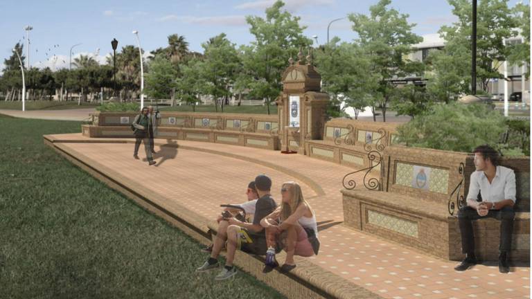 La Fuente de las Naciones del Puerto de Huelva será una realidad en otoño