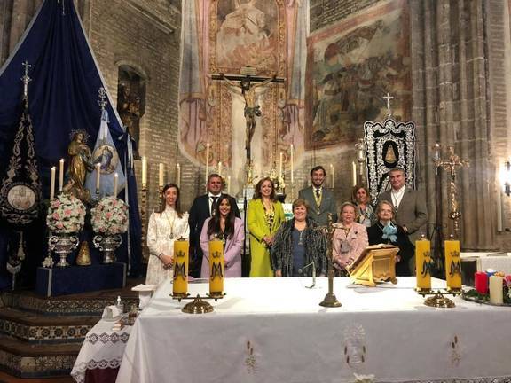 Los regantes de Palos colaboran con la hermandad del Rocío en su cincuentenario