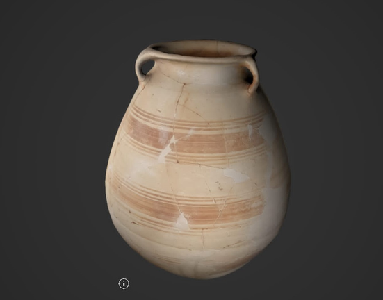 Una tinaja del yacimiento de Tejada la Vieja, protagonista en el Museo de Huelva