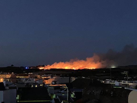 El incendio en una finca rústica en Bollullos pudo ser provocado
