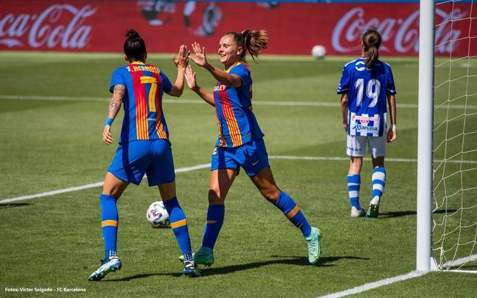 Previsible goleada al Sporting de Huelva (5-0)