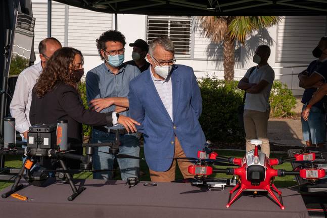 Jornada de formación en el uso de drones para policías locales y responsables de seguridad