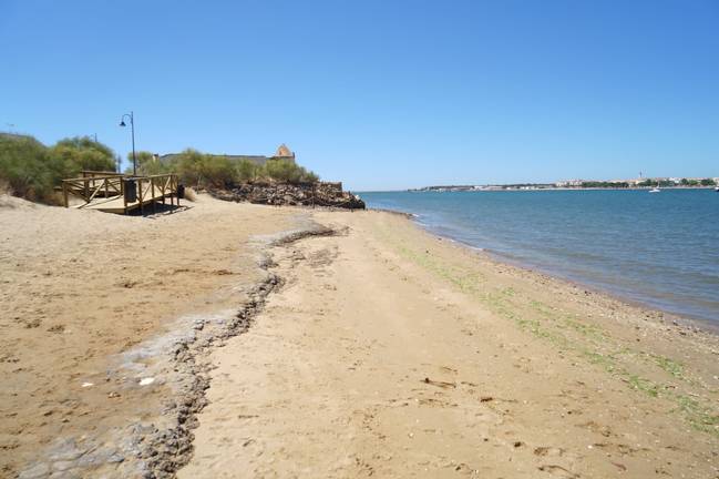 Inauguran la primera playa canina de Ayamonte