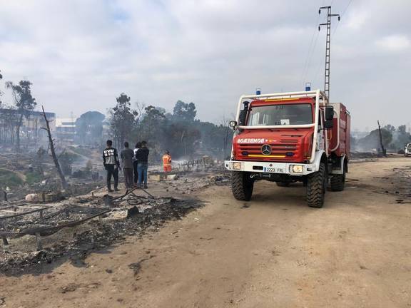 Los asentamientos chabolistas, un laberinto para urgencias médicas y bomberos