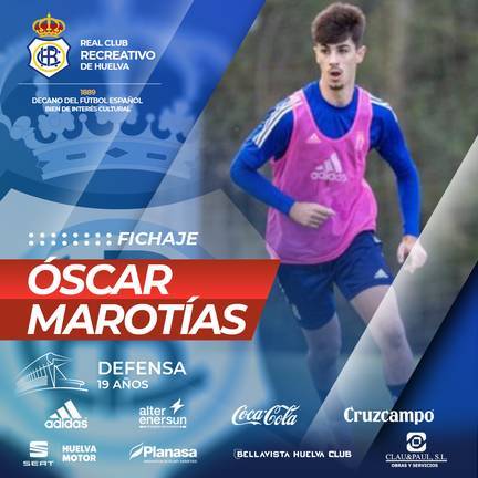 Marotías refuerza la zaga del Recre