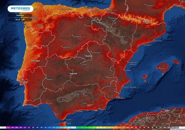 La llegada de aire sahariano disparará las temperaturas hasta los 40 grados