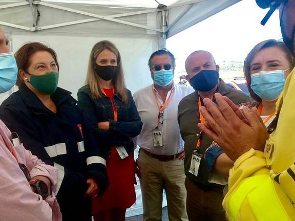 Cs afea a Sánchez que no declarara ‘zona afectada’ el área del incendio de Almonaster