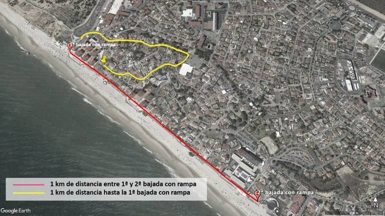 Un enfermo de ELA sacude conciencias: Protesta por una playa de Matalascañas más accesible