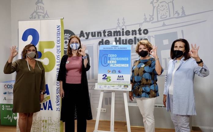 El Ayuntamiento de Huelva respalda a AFA Huelva en los actos del Día Mundial del Alzheimer