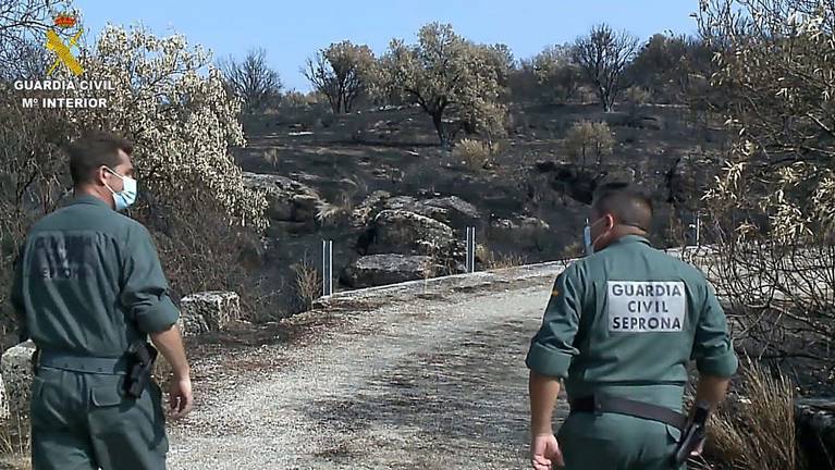 Detienen a una persona acusada de provocar un incendio en Hinojos