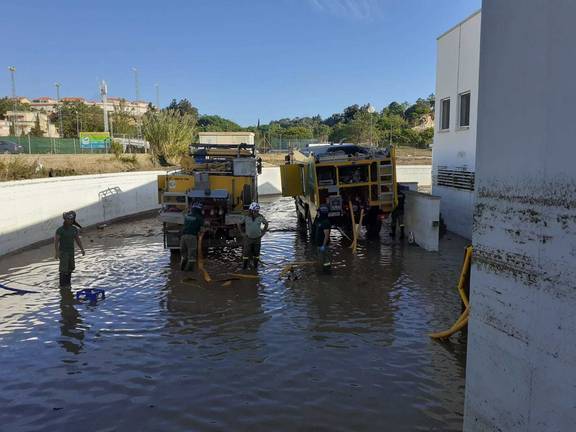 Plan INFOCA trabaja sin descanso en Lepe, La Antilla, Isla Cristina y Cartaya tras las inundaciones