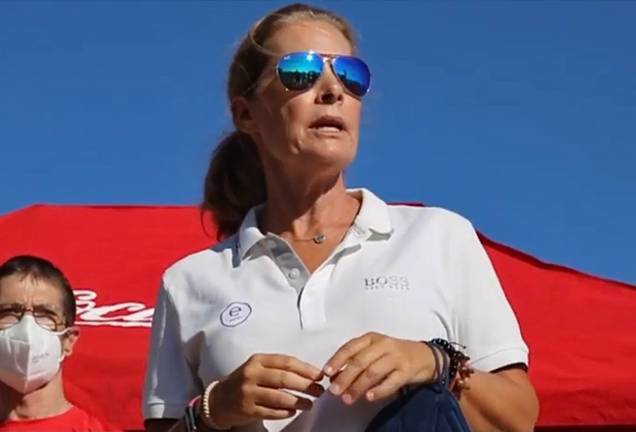 La fundación ecologista de la olímpica Theresa Zabell, Ecomar, recala en Punta Umbría