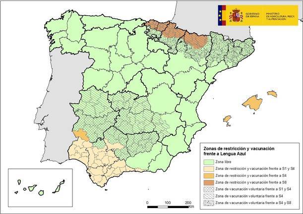 El virus de la Lengua azul se expande por la frontera lusa y la comarca de Aracena 1 El virus de la Lengua azul se expande por la frontera lusa y la comarca de Aracena