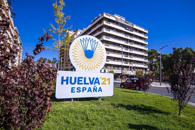 Huelva ‘se engalana’ para los Mundiales de Bádminton