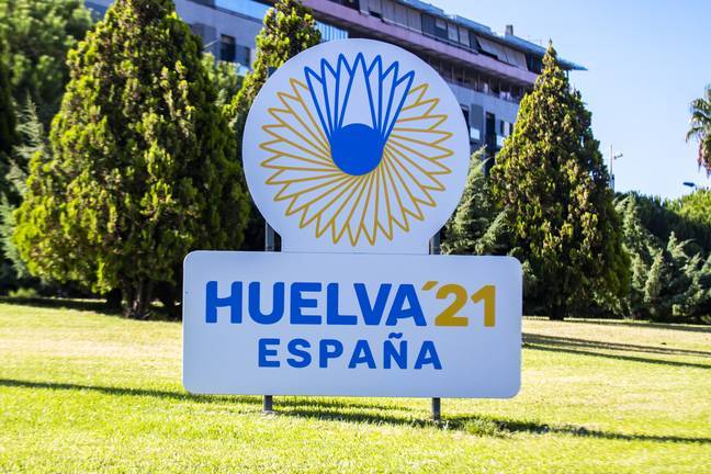 Huelva 'se engalana' para los Mundiales de Bádminton