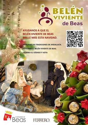 Diariodehuelva.es lanza una campaña para apoyar a Beas y su Belén Viviente en el concurso de Ferrero Rocher