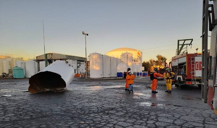 Se investiga un “error humano” como origen de la explosión del tanque de ácido