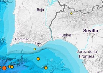 Registrado un terremoto entre La Nava y Cumbres Mayores