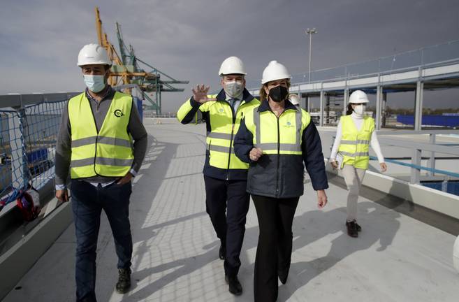 El Puerto de Huelva construye un edificio Multifuncional para terminal de pasajeros y servicios