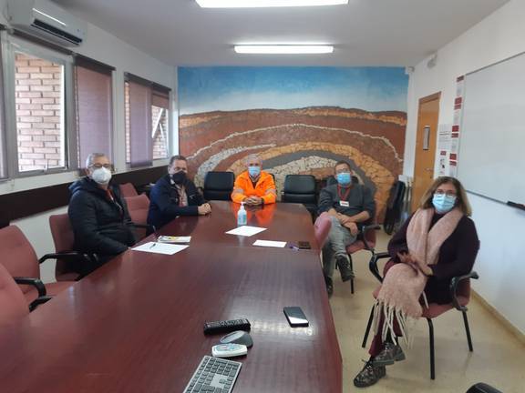 CCOO y Atalaya Mining abordan la prevención de riesgos en la mina de Riotinto