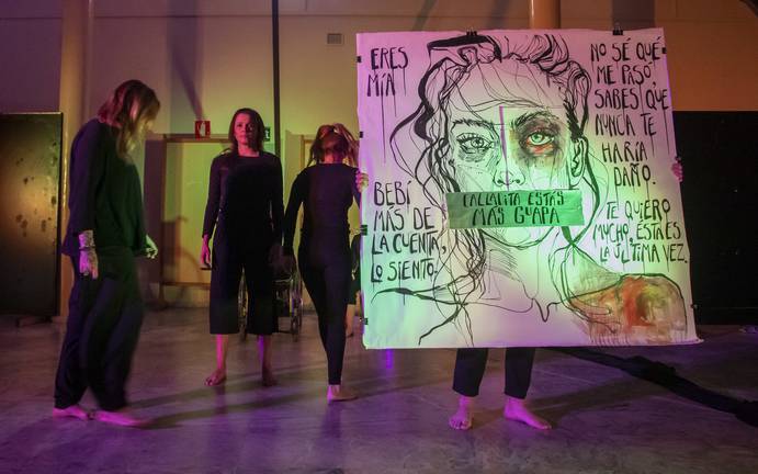 El Torrejón acoge el estreno de ‘Grita fuerte…’, una obra teatral contra la violencia de género