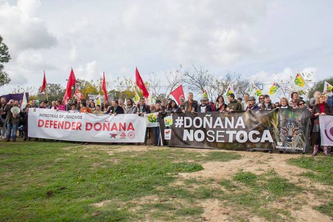 El PCA en Huelva por la defensa de Doñana y de los pueblos del entorno