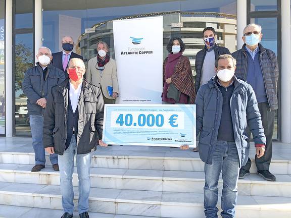 La Fundación Atlantic Copper entrega 40.000 euros solidarios a ocho ONG de Huelva