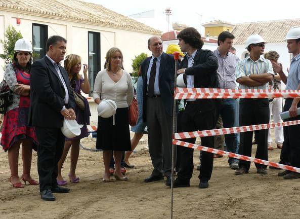 Visita a las obras de la Ciudad de la Cultura de Almonte