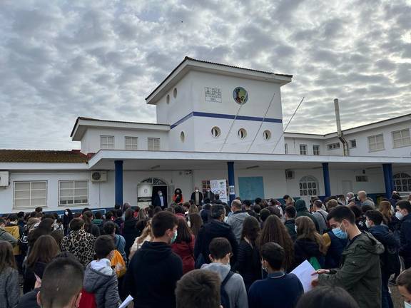 Presentación de la prueba en el IES Odiel