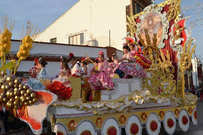 Carroza De la Cruz de la Calle Sevilla. 