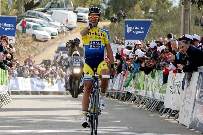 Contador vence en Malhâo pero no logra destronar a Kwiatkowski