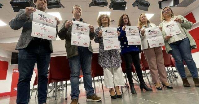 PSOE-UGT-CCOO presentan la convocatoria de este 1º de Mayo